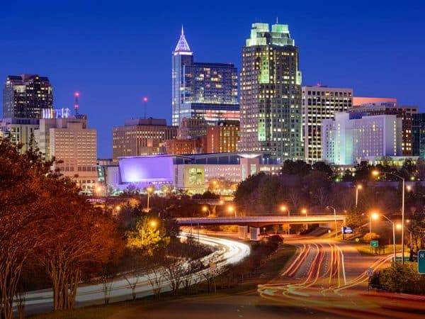 Raleigh skyline